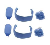 HAPINARY 2 pièces de Bain Exfoliants avec Boules de Set de Gommage Corps Pratique et Confortable pour Nettoyage Complet Au Dos