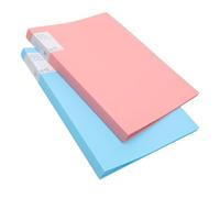 HAPINARY 2 pièces Dossier de Rangement Plastique pour Peintures et Dessins Capacité Spacieuse Étanche Léger et Portable Organisateur Réutilisable pour Étudiants Artistes et Enseignants