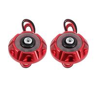 HAPINARY 2 Pièces Feux de Gabarit Latéraux pour Deux-Roues Rouge Haute Luminosité Lampes Indicateurs Alliage Plastique Étanches pour Sécurité et Signalisation