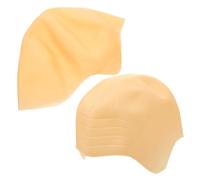 HAPINARY 2 Pièces Halloween Casquette Chauve Latex Tête Chauve Casquette Pour Hommes Et Femmes Réaliste Casquette Chauve Cosplay Tête Chauve Pour Les Jeux De Rôle Fêtes Costumées,