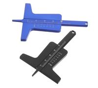 HAPINARY 2 Pièces Jauge de de Roulement de Pneus Outil de Mesure avec Vernier Portable pour Voitures et Camions Dusure des Pneumatiques Durable et Facile Dutilisation