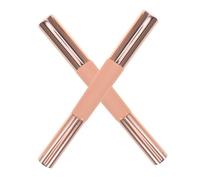 HAPINARY 2 Pièces Pinceau Maquillage Double Embout Silicone Rétractable avec Couvercle Applicateur Lèvres et Correcteur Brosse Douce Adaptée aux Peaux Délicates Set pour Voyage et Usage