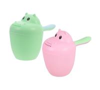 HAPINARY 2 Pièces Rinçage pour Garçon Fille de Gobelet de Bain Mignon pour Shampooing Rinceur Protecteur Yeux pour Bain Nouveaux Accessoire