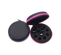 HAPINARY 2 Pièces Sac De Rangement pour Huiles Essentielles avec Compartiments Étui De Transport Portable Résistant Aux Impacts Eau