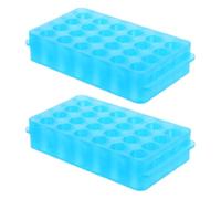 HAPINARY 2 Pièces Support de Tube à Essai en Plastique Double Face et Numérotation Intégrée pour Laboratoire de Biochimie, Gestion et Espace Optimisé