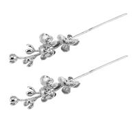 HAPINARY 2 Pièces Vintage Chinese Hair Chopsticks Butterfly Hairpin Lightweight Brushed Hair Sticks For Hanfu Bridal And Everyday Styling
