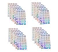 HAPINARY 20 Pièces Autocollants de Sécurité Holographiques Ronds pour Pots de Bougie Étiquettes Davertissement Durables et Amovibles pour Fabrication DIY Protection les Liés Aux Bougies