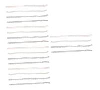 HAPINARY 20 Pièces bande de cils de poupée cils de poupée artisanale cils de maquillage de poupée artificielle faux cils décoratif pour poupée cils de poupée décoratifs nylon