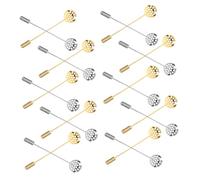 HAPINARY 20 Pièces Broches à Base Ronde Épingle à Revers Longue pour Création Diy Accessoires Mariage et Tenue Professionnelle Support Broche et Confortable