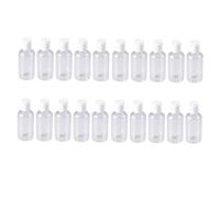 HAPINARY 20 pièces Flacons de Voyage Rechargeables pour Lotion Shampooing Crème Conteneurs Pression Pratiques pour Soins Visage et Corps Aléatoires Couleur Aléatoire Couleur Aléatoire