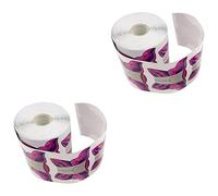 HAPINARY 200pièces Chablons Auto-adhésifs Pour Extension Gel Uv Guide Pratique Et Nail Art Outils Et Débutants