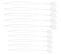 HAPINARY 20pcs Enfile-aiguilles à Poinçonner Longues en Acier Inoxydable pour Broderie Point de Croix, Outil Robuste et Facile pour Projets de Couture