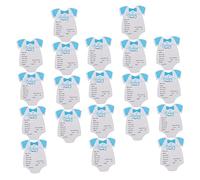 HAPINARY 20pièces Cartes De Prédiction Pour Cartes Pour Parents Activités De Fête Prénatale Souvenirs Uniques Et Amusants Pour Shower