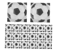HAPINARY 20pièces Lot De Serviettes De Table Papier Motif Football Pour Décorations Et Anniversaires