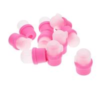 HAPINARY 20pièces Silicone Nail Polish Remover Wraps Soft Soak off Cap Clips for Natural Nails Artificial Gel Polish Remover Home Salon Manicure