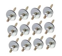 HAPINARY 24 Ensembles Lot de Vis et Boulons Acier Inoxydable pour Fixation Perchoirs et Accessoires de Cage à Oiseaux Kit Complet avec Rondelles pour Montage Stable