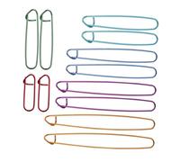 HAPINARY 24 Pièces Épingles de fixation à tricoter épingles au crochet Sujets de tricotage crochets Porte-fils