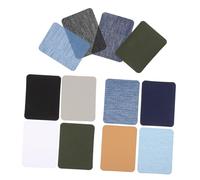 HAPINARY 24 pièces Patches Thermocollants Rectangulaires Écussons de Réparation et Décoration pour Vêtements Jeans Chemises et Sacs Accessoires Couture Durables et Pratiques