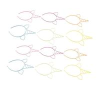 HAPINARY 24pièces Bandeaux Plastique Pour Garçon Fille De Bandeaux Licorne Et Oreilles De Chat Jaune Vert Bleu Rose Orange Accessoires De Fête Pour Et Événements