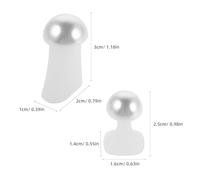 HAPINARY 24pièces Silicone Toe Separators for Pedicure with Elegant Fake Design Soft Comfortable Toe Spacers for Precise Nail Polish Application and Reusable Nail Divider Tools