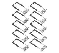 HAPINARY 25 Pièces Fixation à Ressort pour Spot Encastré Led, Montage Rapide et Ajustement, Matériau Plastique et Acier Inoxydable, pour Installation de Panneaux et Projets D'éclairage