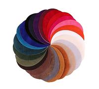 HAPINARY 25 Pièces Kit de Patches Colorés pour Vêtements Coudières et Genouillères Décoratives et Réparatrices pour Pulls Jeans Accessoires DIY pour Renforcement et Customisation