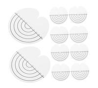 HAPINARY 25 Pièces Lot de Protections Thermiques Rondes pour Extensions de Cheveux Supports Robustes et Durables Outil Facile à Utiliser pour Fixation Sécurisée des Perruques
