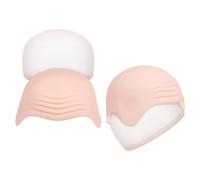 HAPINARY 2ensembles Bonnet Chauve Réaliste pour Cosplay Perruque Latex Couleur Chair pour Déguisement Halloween Accessoire de Maquillage pour Tête Lot de Bonnets Chauves