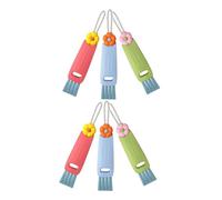 HAPINARY 2ensembles Brosse De Nettoyage Pour Couvercle De Tasse Brosse Multifonctionnelle Et Portable Pour Crevasses Et Couvercles