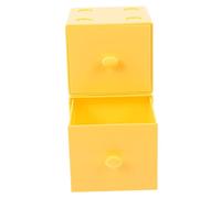 HAPINARY 2pièces Boîte De Rangement Empilable pour Bureau Organisateur De Papeterie Tiroirs De Rangement Transparents pour Petits Objets