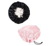 HAPINARY 2pièces Bonnets De Nuit Réglables Satin Pour Garçon Fille De Caps Doublés Pour Soins Capillaires Et Sommeil