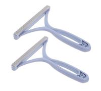 HAPINARY 2pièces Grattoir à Poils Animaux et Peluches Brosse Anti-peluches Manuelle Portable pour Vêtements Tapis et Coussins Brosse et Facile à Utiliser