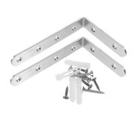 HAPINARY 2pièces Kit Anti-basculement Pour Meubles Supports Angle Pour Sécurité Garçon Fille Fixation Murale Pour Commode Bibliothèque Armoire