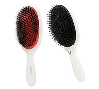 HAPINARY 2pièces Peigne Coiffure Pour Femmes Brosse à Cheveux Portable Avec Tête De Massage Démêle Cheveux Humides Pour Longs Et Courts Prévient Fourches Et Frisottis