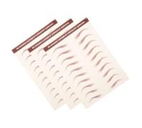 HAPINARY 3 feuilles Autocollants Sourcils Imperméables Transfert Tatouage Sourcils Naturels pour Forme et Densité Adapté Peau Sensible