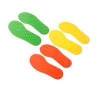 HAPINARY 3 Paires Marqueurs de Tapis de Pied, Marqueurs de Repérage Sport, PVC, Antidérapants, Fixation Sûre, Résistants à l'usure, pour Sol de Gym et Tapis, Basket-Ball, Entraînement