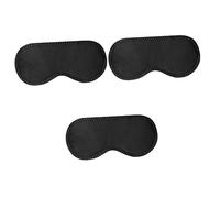 HAPINARY 3 Pièces bandeau oeil endormi couvre-yeux eye care patch yeux pour les yeux de pour les yeux pour dormir Tissu en fibre magnétique Black