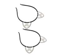 HAPINARY 3 pièces Bandeau Oreilles de Chat pour Halloween Femme Tête et Cœur Accessoire Coiffure Chic pour Fête et Cosplay Lot