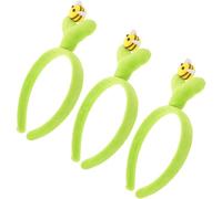 HAPINARY 3 Pièces Bandeaux Sprout Adorables Accessoires Cheveux Plantes Vertes avec Abeilles Headband Cosplay Naturel Léger pour Adultes Fêtes Halloween Noël