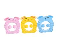 HAPINARY 3 Pièces Bonnet De Shampoing Bouclier De Cheveux De Lavage Bonnet De Réglable Enfants Chapeau De Pour Enfants Imperméable Tout- Eva Des Lunettes De Protection