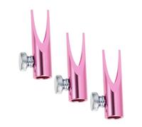 HAPINARY 3 Pièces Compacte Alliage Aluminium Slot U pour Crayons de Menuisier Crayons à Sourcils et Eye-liners Outil de Précision Portable pour Artistes Étudiants et Voyageurs