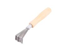HAPINARY 3 Pièces griffe de nettoyage de peigne Suppression peigne de nettoyage de brosse à cheveux réel brosse de nettoyage peigne nettoyant nettoyage au peigne En bois Couleur Aléatoire