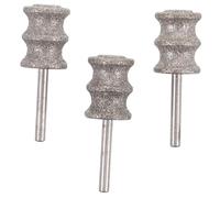 HAPINARY 3 Pièces Lot de Têtes de Rechange pour Meuleuse Ongles Chien et Chat Roues Abrasives Corindon Durables Outils Efficaces pour Griffes Épaisses Remplacement Rapide pour Soin des