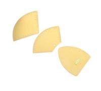 HAPINARY 3 Pièces Outil de Mesure Précis pour Sourcils 3 Pièces Doré - Règle à Coulisse Portable pour Maquillage des Sourcils, Guide de Positionnement Ergonomique pour Cartographie et