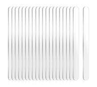 HAPINARY 30 Bâtonnets en Acrylique Transparents pour Glace, Mini Bâtonnets Réutilisables, Design Résistant Congélateur pour Loisirs Créatifs et Fabrication Artisanale