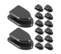 HAPINARY 30 Crochets Adhésifs pour Voiture Noir, Mini Crochets Légers et Faciles à Utiliser en Abs et Pp, Pack de 30 Pièces pour Accessoires Intérieurs de Véhicule