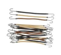 HAPINARY 30 Pièces Lot Élastiques à Double Crochet pour Cheveux Épais Bande Bungee Antidérapante pour Tresses Queue de Cheval et Chignons Accessoires et Confortables