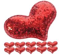 HAPINARY 30 Pièces Pince à cheveux côté amour pince à griffes humain queue de cheval ruban Accessoires capillaires mignons pinces à cheveux pour le coiffage bijoux de cheveux Métal rouge