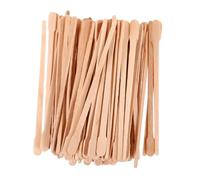 HAPINARY 300pièces Bâtonnets De Cire Pour Épilation Des Sourcils Spatules Cosmétiques Bois Applicateurs De Cire Pour Nez Sourcils