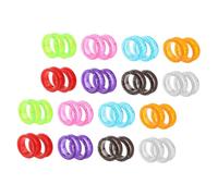 HAPINARY 32 pièces Lot de Anneaux Silicone pour Ciseaux de Coiffure et Toilettage Protège-doigts Souples et Réutilisables Inserts Confortables pour Coupe Précise Fatigue des Mains